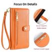Samsung Galaxy A51 5G Sheep Texture Cross-body Zipper Wallet Leather Phone Case - 3