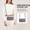 Samsung Galaxy A12 Sheep Texture Cross-body Zipper Wallet Leather Case - 7