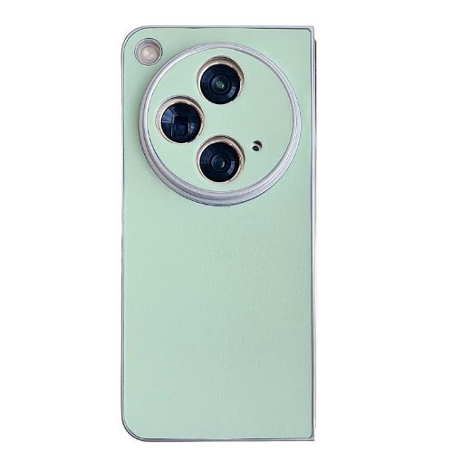 OPPO Find N3 Morandi Pearlescent Paint Shockproof Phone Case - Green - 1