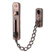 Insurance Door Buckle Security Chain Anti-burglary Latch - Red Bronze - 1