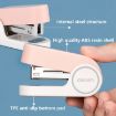Blue Deli Mini Stapler with 830 Staples - 12 Sheet Capacity - 5