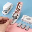 Deli Mini Stapler with 830 Staples, Pink - 12 Sheet Capacity - 3