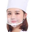 Recyclable Transparent Restaurant Mask Chef Anti-fog Plastic Masks - 2