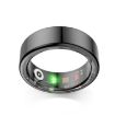 R02 SIZE 8 Smart Ring - Heart Rate/Blood Oxygen/Sleep Monitor - Black - 4