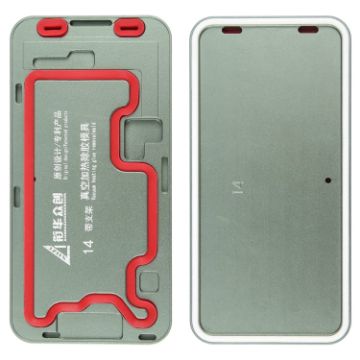 iPhone 14 LCD Screen Frame Vacuum Heating Glue Removal Mold with Holder - 1