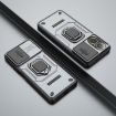 Grey Shockproof Phone Case for Realme C67 4G with Holder - 2