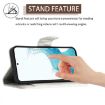 Samsung Galaxy S22 5G Rhombic Texture Flip Leather Phone Case - White - 3