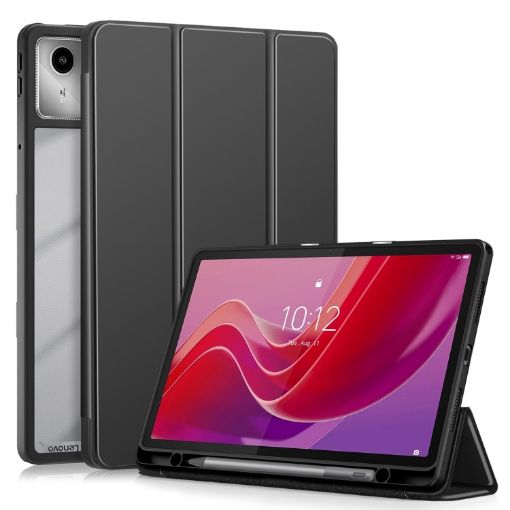 Lenovo Tab M11/Xiaoxin Pad 2024 Pink Leather Tablet Case - 1