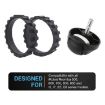 JUNSUNMAY Replacement Wheel Caster Tires for iRobot Vacuum Cleaner - 2