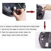 JUNSUNMAY Replacement Wheel Caster Tires for iRobot Vacuum Cleaner - 7