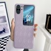 OPPO Find N2 Flip Leather Phone Case (Purple) - 2