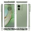 Motorola Edge 40 Scratchproof Acrylic TPU Phone Case Transparent - 2