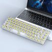T-WOLF T40 68-Keys RGB Mechanical Keyboard (Yellow) - 9
