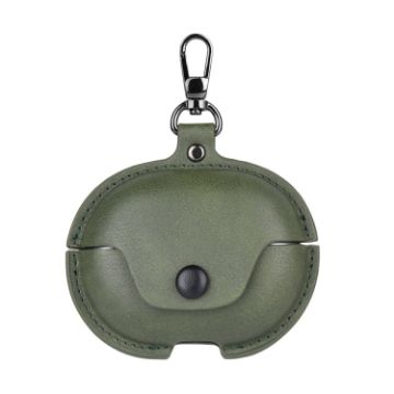 Huawei FreeClip Business Leather Earphone Protective Case - Green - 1