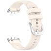Samsung Galaxy Fit 3 SM-R390 Metal Connector Liquid Glossy Silicone Watch Band - 3