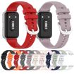 Samsung Galaxy Fit 3 SM-R390 Metal Connector Liquid Glossy Silicone Watch Band - 6