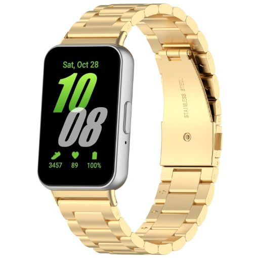 Samsung Galaxy Fit 3 SM-R390 Metal Watch Band - Gold - 1