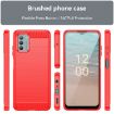 Nokia G42 Carbon Fiber Red TPU Phone Case - Brushed Texture - 2