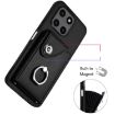 For Honor X6a Organ Card Bag Ring Holder Phone Case with Long Lanyard - 4