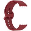 Samsung Galaxy Fit 3 SM-R390 Red Silicone Watch Band - 4