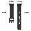 Samsung Galaxy Fit 3 SM-R390 Silicone Watch Band - Orange - 7