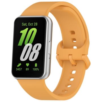 Samsung Galaxy Fit 3 SM-R390 Yellow Silicone Watch Band - 1