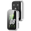 Samsung Galaxy Fit 3 SM-R390 PC + Tempered Glass Film Integrated Watch Protective Case Silver - 2