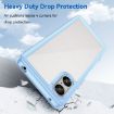 Sony Xperia 5 V Blue Acrylic Hybrid TPU Phone Case - 3