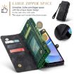 Samsung Galaxy A15 5G CaseMe 008 Zipper Wallet Leather Case (Black) - 4