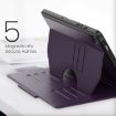 Samsung Galaxy Tab A9+ Magnetic Leather Tablet Case - Purple - 4