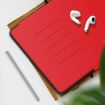 Samsung Galaxy Tab A9+ Magnetic Leather Tablet Case - Red - 6