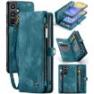 Samsung Galaxy A15 5G CaseMe 008 Zipper Wallet Leather Case (Blue) - 1