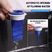 Silicone Floor Drain Plug Anti-Backflow for Toilet Pipes - Blue Set - 3