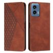 Motorola Moto G34 5G Brown Leather Phone Case - 1