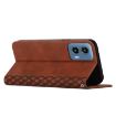 Motorola Moto G34 5G Brown Leather Phone Case - 4