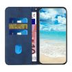 Motorola Moto G04/G24 Blue Leather Phone Case - 3