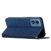 Motorola Moto G04/G24 Blue Leather Phone Case - 4