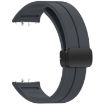Samsung Galaxy Fit 3 SM-R390 Silicone Watch Band - Dark Gray - 3