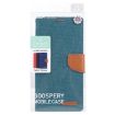 Samsung Galaxy S24 5G Green Fabric Texture Flip Leather Phone Case - 4