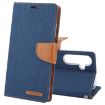 Samsung Galaxy S24 5G Navy Blue Flip Leather Phone Case - 1
