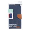 Samsung Galaxy S24 5G Navy Blue Flip Leather Phone Case - 4
