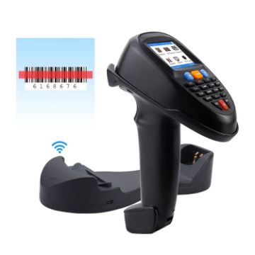 Picture of 1D CCD Red Light Wireless Barcode Reader Scanner Data Collector With 2.2-Inch LCD Screen