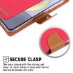 Samsung Galaxy S24 Ultra 5G Green Fabric Texture Flip Leather Phone Case - 7