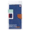 Samsung Galaxy S24 5G Blue Fabric Texture Flip Leather Phone Case - 4