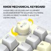 Picture of T-WOLF T50 97-keys RGB Luminous Color-Matching Game Mechanical Keyboard with Knob, Color: White A