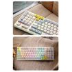 T-WOLF T50 Mechanical Keyboard with Knob, Black B - 7