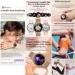 T86 Woman Health Smart Watch 1.27" - BT Call/Heart Rate/Blood Pressure - Silver White - 8