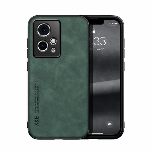 For Honor 90 GT Green Leather Back Phone Case - 1