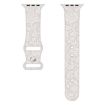 Apple Watch Series 9 41mm Rose Silicone Band - Starlight - 2
