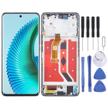 For Honor Magic6 Lite LCD Screen Digitizer Full Assembly with Frame - 1